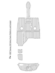 2007 Sea Ray 220 Eva Foam Boat Flooring Faux Teak Boat Deck Foam Boat Decking Marine Mat Cockpit Swim Platform Pads Hzchione