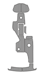 1999 Tahoe 220 Deck Traction Mats Eva Foam Boat Flooring Marine Decking Hzchione Light Grey Black
