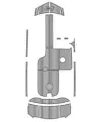 2016-2017 MB B52 23 Traction Mats Eva Foam Boat Flooring Marine Decking Hzchione Light Gray Black