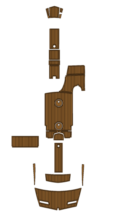 2013-2017 Mastercraft XStar Traction Mats Eva Foam Boat Flooring Marine Decking Hzchione Brown Black