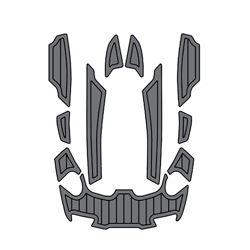 2009-2016 Sea Doo RXT is + as 255 + 260 Customize Jet Ski Mats Non-Slip Motorboat Traction Mat Hzchione Dark Gray Black