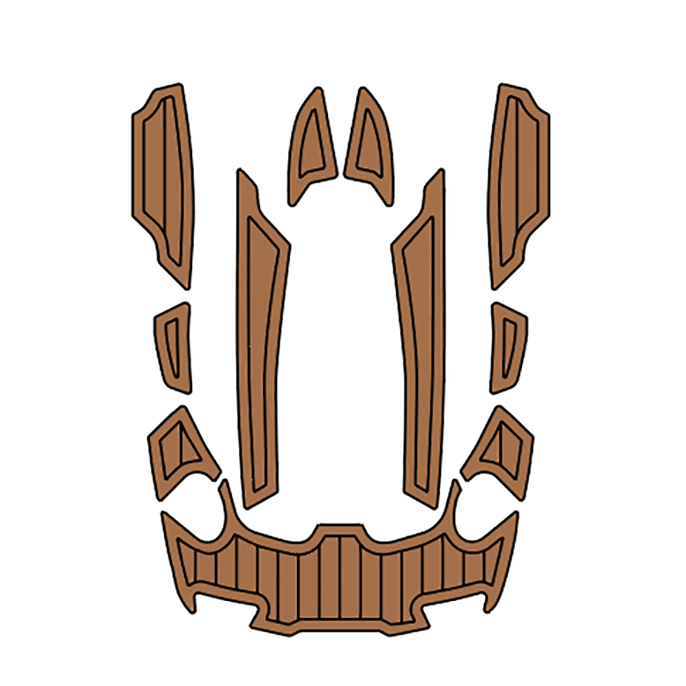 2009-2016 Sea Doo RXT is + as 255 + 260 Customize Jet Ski Mats Non-Slip Motorboat Traction Mat Hzchione Brown Black