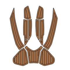 2016-2017 Sea Doo RXT-X 300 Customize Jet Ski Mats Non-Slip Motorboat Traction Mat Hzchione Brown Black