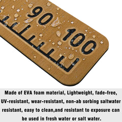 100cm Fish Ruler Fishing Measurement Tool Eva Foam Boat Flooring For Fishing Boat Kayaks Fishing Hzchione