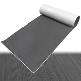 Hzchione Brushed Boat Flooring EVA Decking Traction Pad For Yacht RV Golf Cart Pool US Overseas Warehouse Shipment Hzchione 94.5" x 45.3"-11C Gray + Black