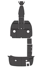 2008 StarCraft 1900 Traction Mats Eva Foam Boat Flooring Marine Decking Hzchione Dark Grey Black