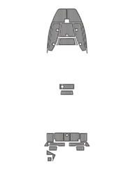 2021 Ranger 2660 Bay Boat Traction Mats Eva Foam Boat Flooring Marine Decking Hzchione Light Grey Black