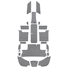 2004-2012 Sea Doo Speedster 200 Eva Foam Boat Flooring Faux Teak Boat Deck Hzchione Light Gray Black