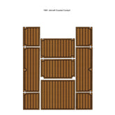 1991 Jetcraft Coastal Cockpit Eva Foam Boat Flooring Boat Decking Hzchione Brown Black