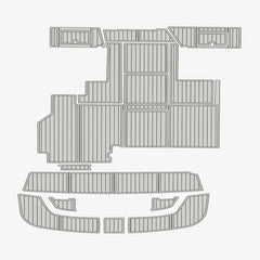 1992-1999 Sea Ray 400 Express Cruiser Cockpit Traction Mats Eva Foam Boat Flooring Marine Decking