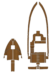 1993 Mainship 40 Sedan Bridge Cockpit Traction Mats Eva Foam Boat Flooring Marine Decking