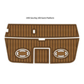 1993 Sea Ray 290 Swim Platform Pad Eva Foam Boat Flooring Boat Decking Hzchione Brown Black