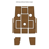 1994 Faeton 600 Swim Platform Cockpit Pad Eva Foam Boat Flooring Boat Decking Hzchione Brown Black