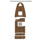 1994 Sea Ray 230 Sundancer Swim Platform Cockpit Eva Foam Boat Flooring Boat Decking Hzchione Brown Black