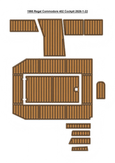 1995 Regal Commodore 402 Cockpit Traction Mats Eva Foam Boat Flooring Marine Decking Hzchione