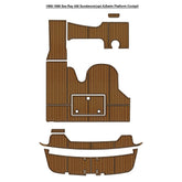 1996-1998 Sea Ray 450 Sundancer(opt A)Swim Platform Cockpit Pad Traction Mats Eva Foam Boat Flooring Marine Decking Hzchione Default Title
