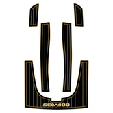 1996-2001 Sea-Doo GSX /GS /GSI /GSX Ltd. /GSX RFI Customize Jet Ski Mats Non-Slip Motorboat Traction Mat Hzchione Black Beige