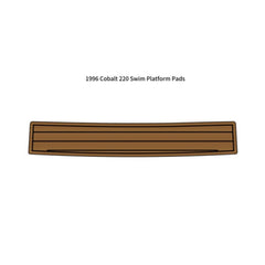 1996 Cobalt 220 Swim Platform Step Pad Eva Foam Boat Flooring Boat Decking Hzchione Brown Black