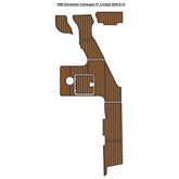 1996 Sunseeker Camargue 51 Cockpit Eva Foam Boat Flooring Boat Decking Hzchione Brown Black