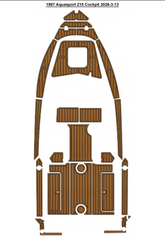 1997 Aquasport 215 Cockpit Traction Mats Eva Foam Boat Flooring Marine Decking Hzchione