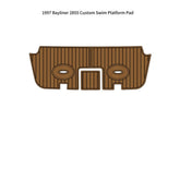 1997 Bayliner 2855 Custom Swim Platform Traction Mats Eva Foam Boat Flooring Marine Decking Hzchione Light Brown Black