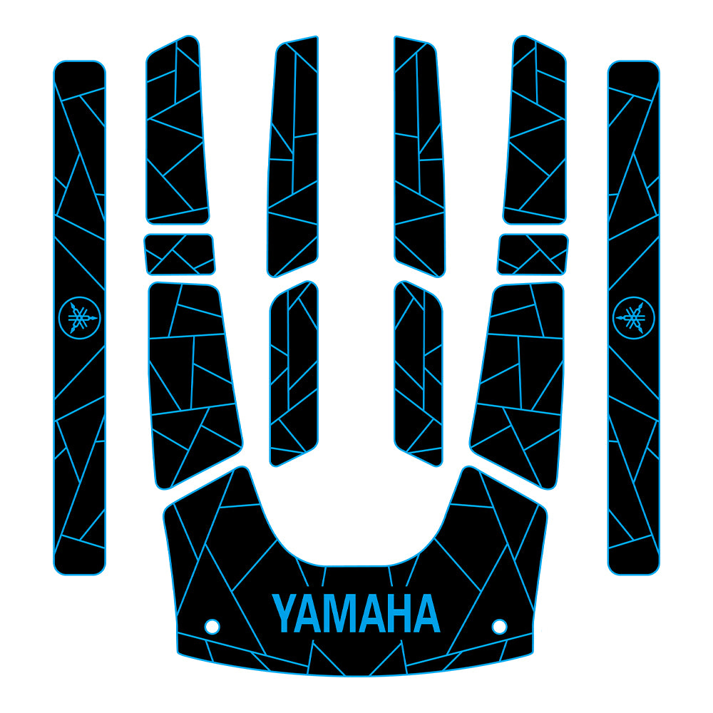 1997-2000 GP 1200 /Wave Runner 760 /GP 800 /GP 760 EVA Foam Boat Flooring Jet Ski Traction Mats Hzchione Black Blue