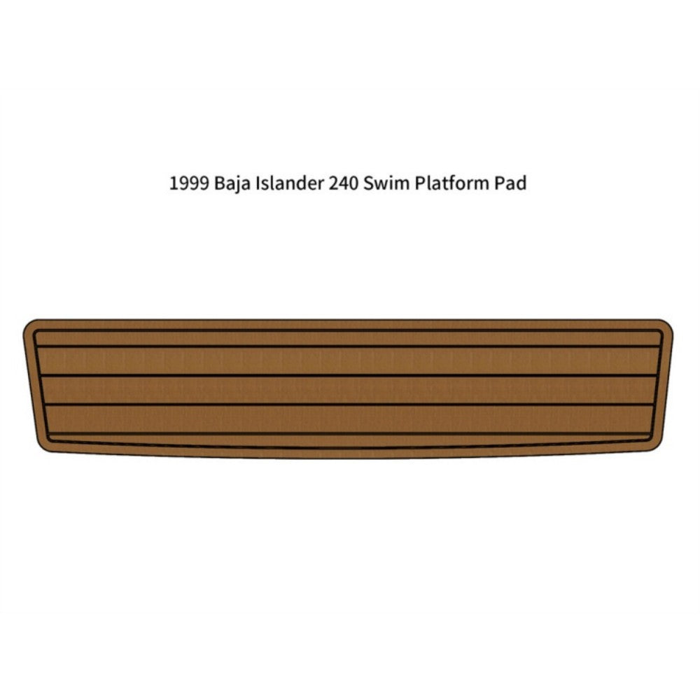 1999 Baja Islander 240 Swim Platform Traction Mats Eva Foam Boat Flooring Marine Decking Hzchione Light Brown Black