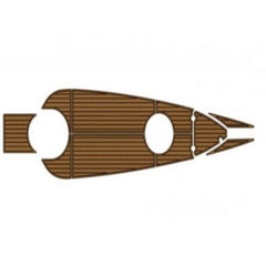 1999 Cruiser Yachts 3870 Foredeck Pad Traction Mats Eva Foam Boat Flooring Marine Decking Hzchione Light Brown Black