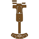2006 Chaparral 225 SSI Swim Platform Cockpit Pad EVA Teak Decking Boats Mat Hzchione Light Brown Black Faux Teak