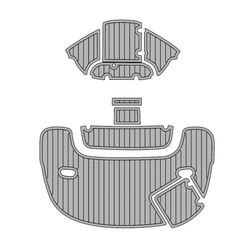 2005 Stingray 220DR Traction Mats Eva Foam Boat Flooring Marine Decking Hzchione Light Grey Black