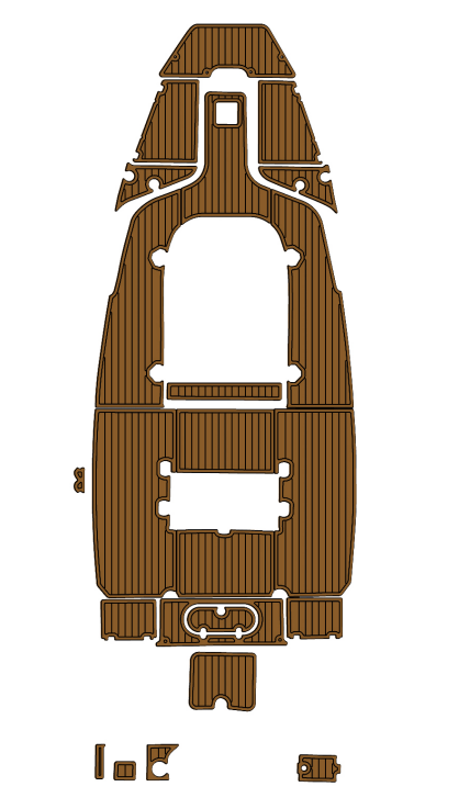 2019 Key West 239 DFS Traction Mats Eva Foam Boat Flooring Marine Decking Hzchione