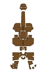 2022 Tahoe 550TS Traction Mats Eva Foam Boat Flooring Marine Decking Hzchione Brown Black