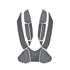 2016-2017 Sea Doo RXT-X 300 Customize Jet Ski Mats Non-Slip Motorboat Traction Mat Hzchione Medium Gray Black