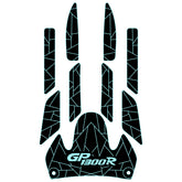 2000-2002 Yamaha GP 1200R GP 1300R EVA Foam Boat Flooring Jet Ski Traction Mats Hzchione Black Cyan-GP1300R