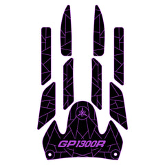 2000-2002 Yamaha GP 1200R GP 1300R EVA Foam Boat Flooring Jet Ski Traction Mats Hzchione Black Purple-GP1300R