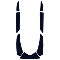2000-2004 Polaris Freedom /Virage /Virage TX /Virage Txi /Virage I EVA Foam Boat Flooring Jet Ski Traction Mats Hzchione Black Navy Blue