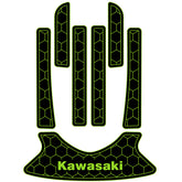 2000-2019 Kawasaki 1100 STX DI /900 STX /1200 STX R /STX 12F /STX 15F Jet Ski Boat Flooring EVA Foam Decking Sheet Traction Mat Hzchione Black Green-Honeycomb