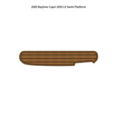 2000 Bayliner Capri 1850 LX Swim Platform Traction Mats Eva Foam Boat Flooring Marine Decking Hzchione Light Brown Black
