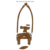 2001 Lema Gen Clon Swim Platform Cockpit Pad Traction Mats Eva Foam Boat Flooring Marine Decking Hzchione Light Brown Black