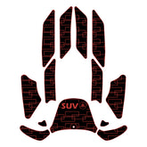 Yamaha SV1200 WaveRunner SUV EVA Foam Boat Flooring Jet Ski Traction Mats Hzchione Black Red-SUV