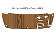 2002 Crownline 262 CR Swim Platform Traction Mats Eva Foam Boat Flooring Marine Decking