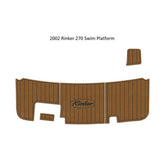 2002 Rinker 270 Swim Platform Step Pad Traction Mats Eva Foam Boat Flooring Marine Decking Hzchione Default Title