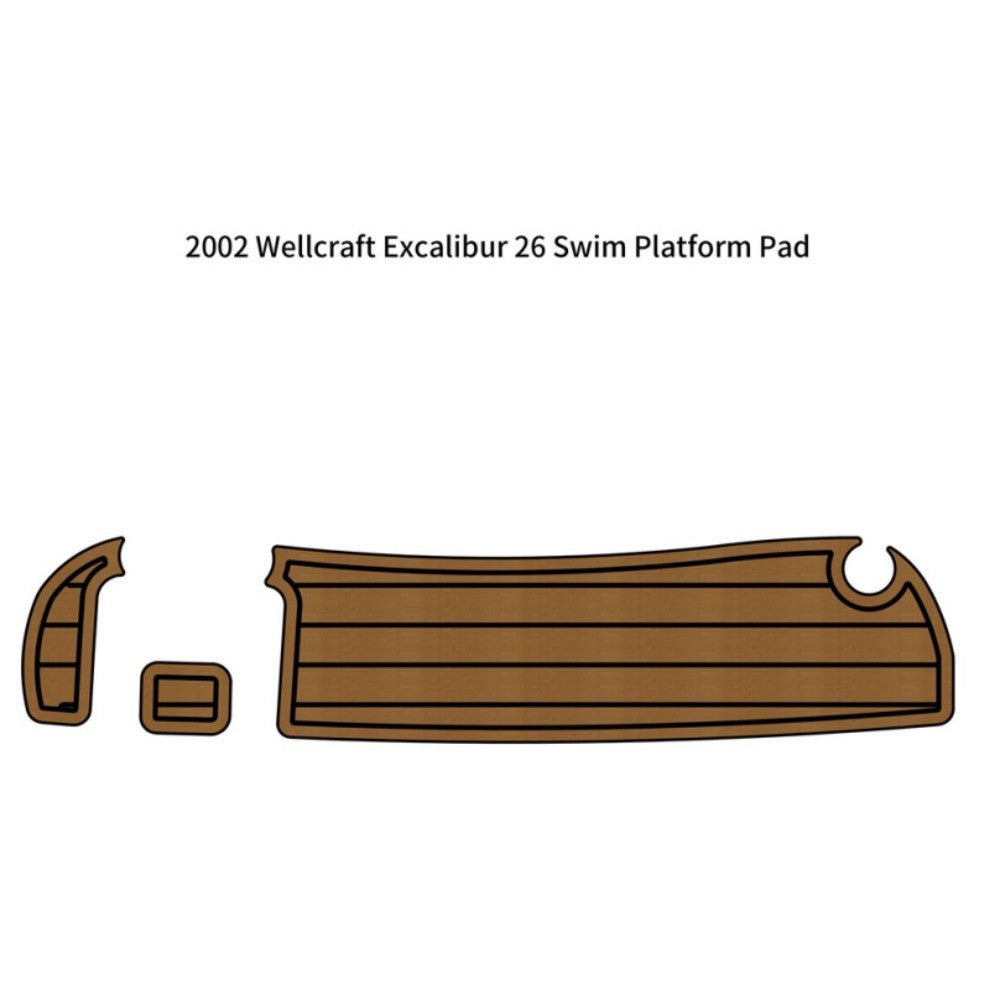2002 Wellcraft Excalibur 26 Swim Platform Traction Mats Eva Foam Boat Flooring Marine Decking Hzchione Default Title