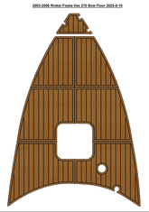 2003-2006 Rinker Fiesta Vee 270 Bow Traction Mats Eva Foam Boat Flooring Marine Decking Hzchione