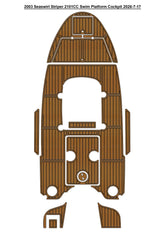 2003 Seaswirl Striper 2101CC Cockpit Pad Traction Mats Eva Foam Boat Flooring Marine Decking Hzchione