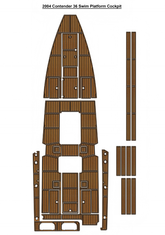 2004 Contender 36 Swim Platform Cockpit Traction Mats Eva Foam Boat Flooring Marine Decking Traction Mats Eva Foam Boat Flooring Marine Decking Traction Mats Eva Foam Boat Flooring Marine Decking Hzchione