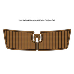 2004 Malibu Wakesetter VLX Swim Platform Pad Traction Mats Eva Foam Boat Flooring Marine Decking Hzchione Light Brown Black