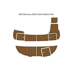 2004 Monterey 248 LS Swim Platfrom Step Pad Traction Mats Eva Foam Boat Flooring Marine Decking Hzchione Light Brown Black