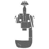 2005-2006 Rinker 192 Swim Platform Cockpit Pad Teak Decking