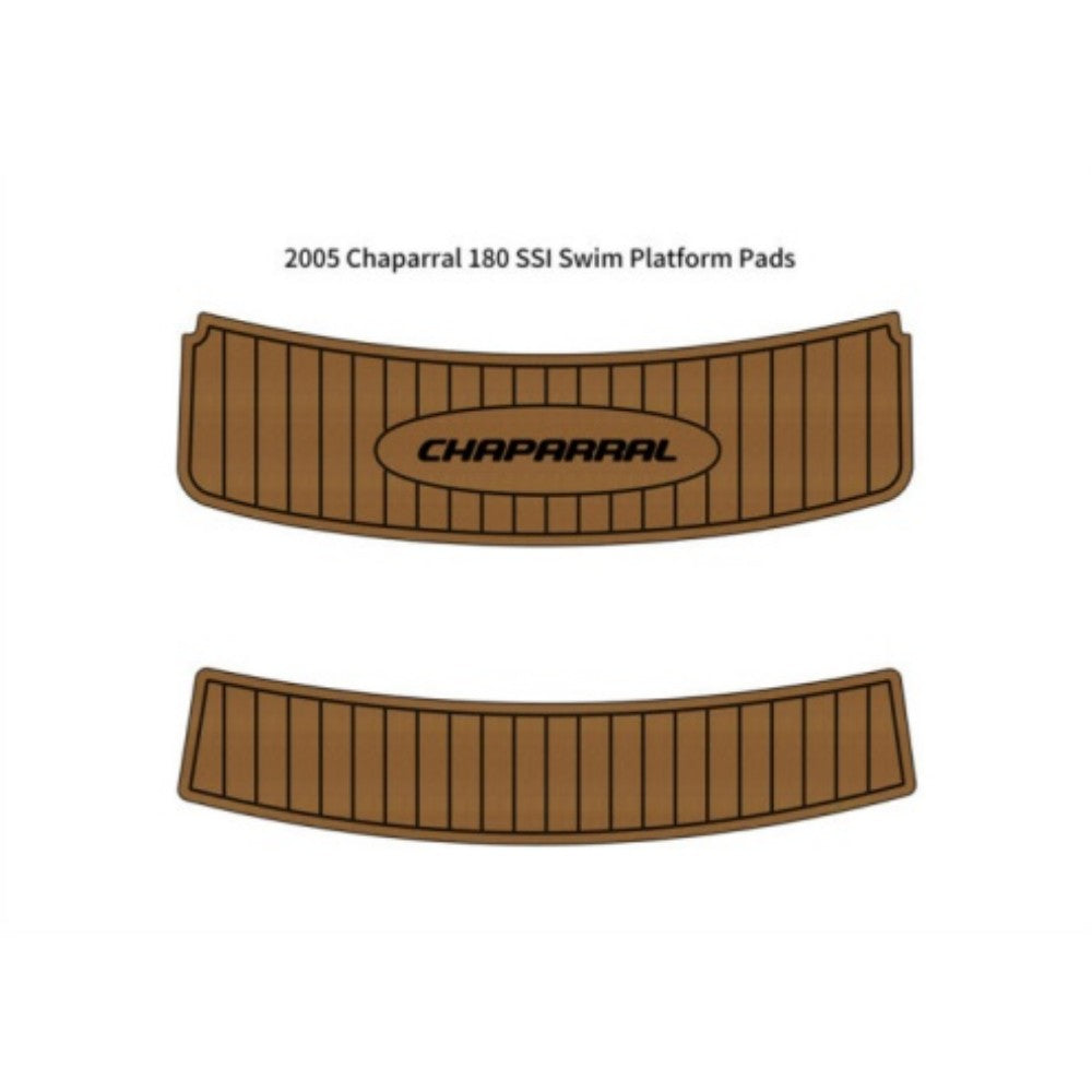 2005 Chaparral 180 SSI Swim Platform Step Traction Mats Eva Foam Boat Flooring Marine Decking Hzchione Light Brown Black